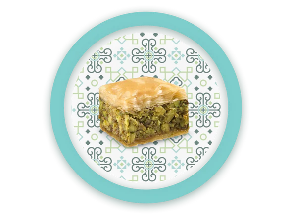 Al Bohsali Authentic Baklava Pistachio Pastries 24pcs