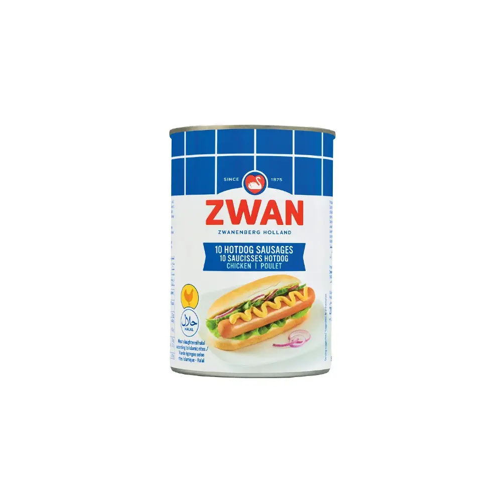 Chicken Hot Dog 400g Gross (Zwan 10 hotdog sausages)
