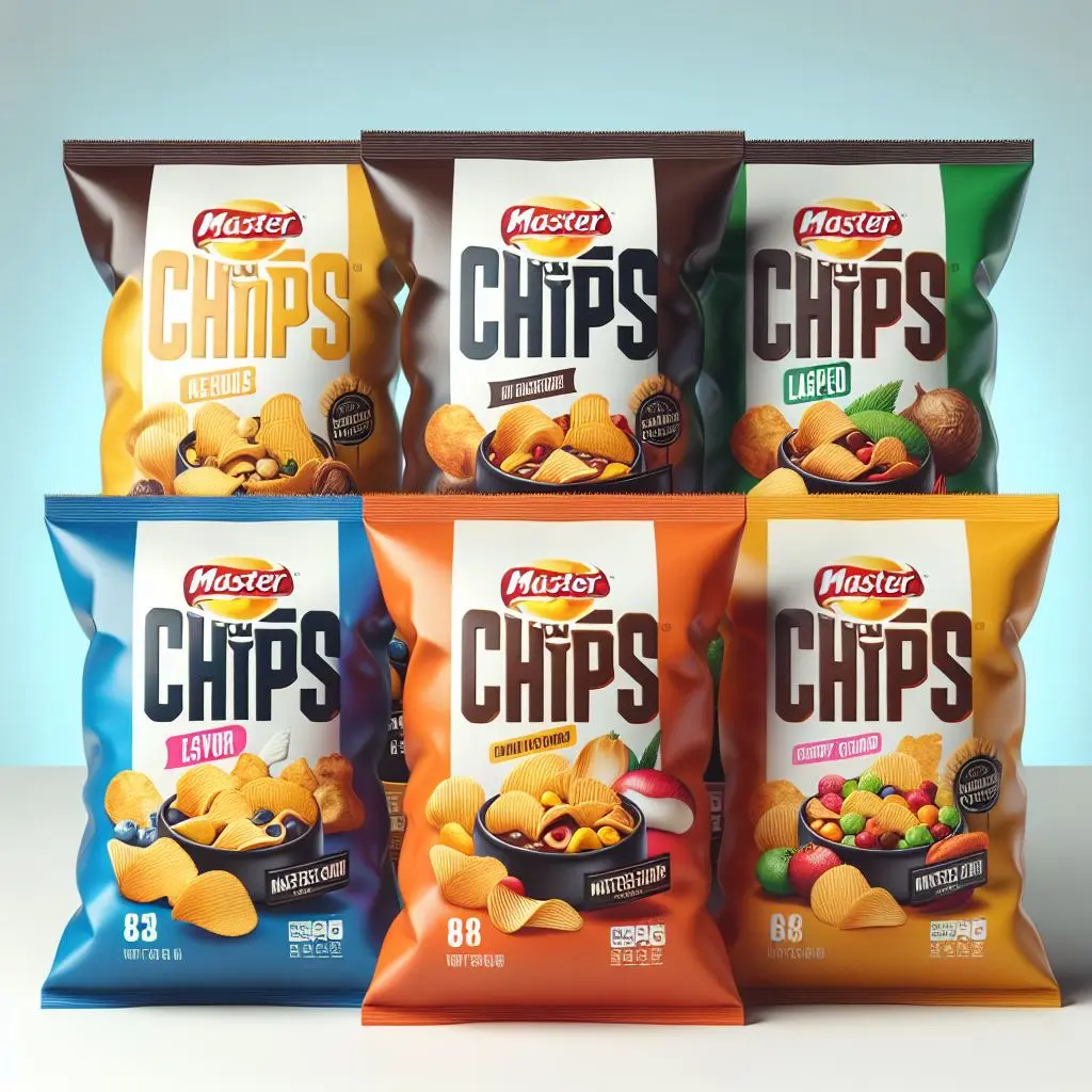 Master Chips Bundle of 6 Bags - 480g all
