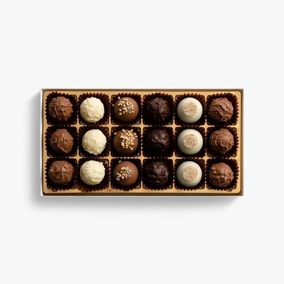 Laderach Truffle Selection 18 pcs per box