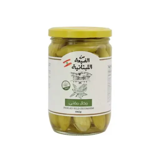 [CPJ-2485] Min El Dayaa Wild Cucumber Pickles Jar 640g