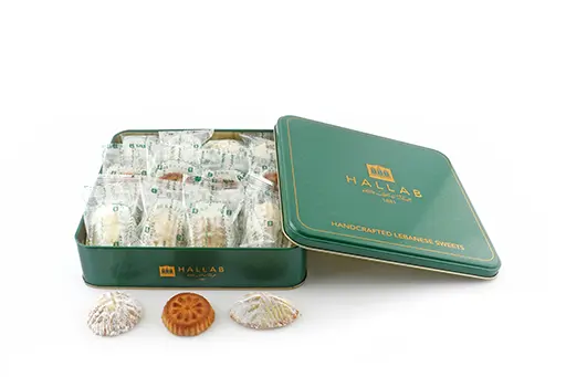 [HAL-0051] Hallab 1881 Tin Box of 680 gr Maamoul Mini Mix