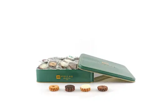 [HAL-0065] Hallab 1881 Tin Box of 800 gr Petit Fours Regular
