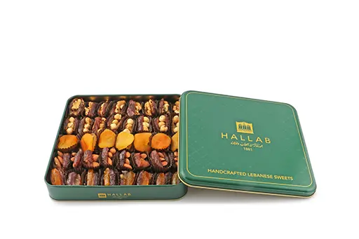 [HAL-0072] Hallab 1881 Tin Box of 650 gr Dates Connoisseur 